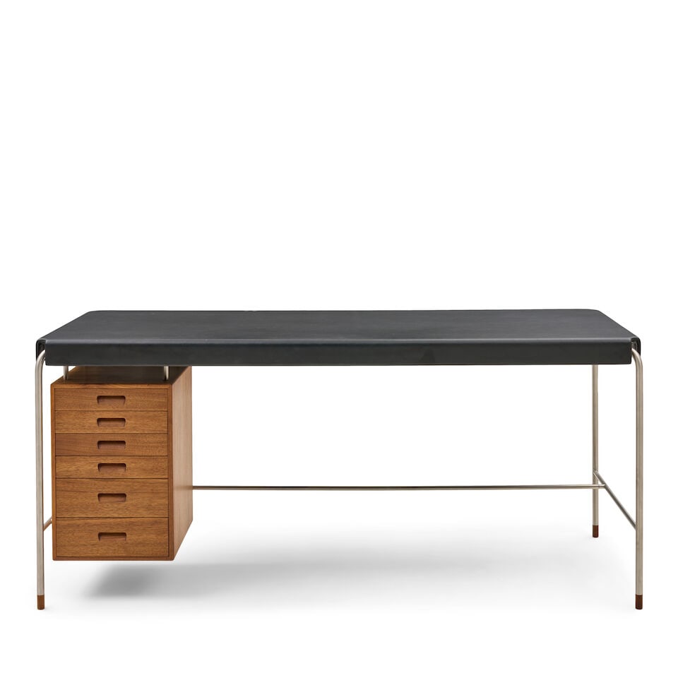 ARNE JACOBSEN (1902-1971) 'AJ52 SOCIETY TABLE' Denmark, designed 1952, early 21st century author... (1 of 3)
