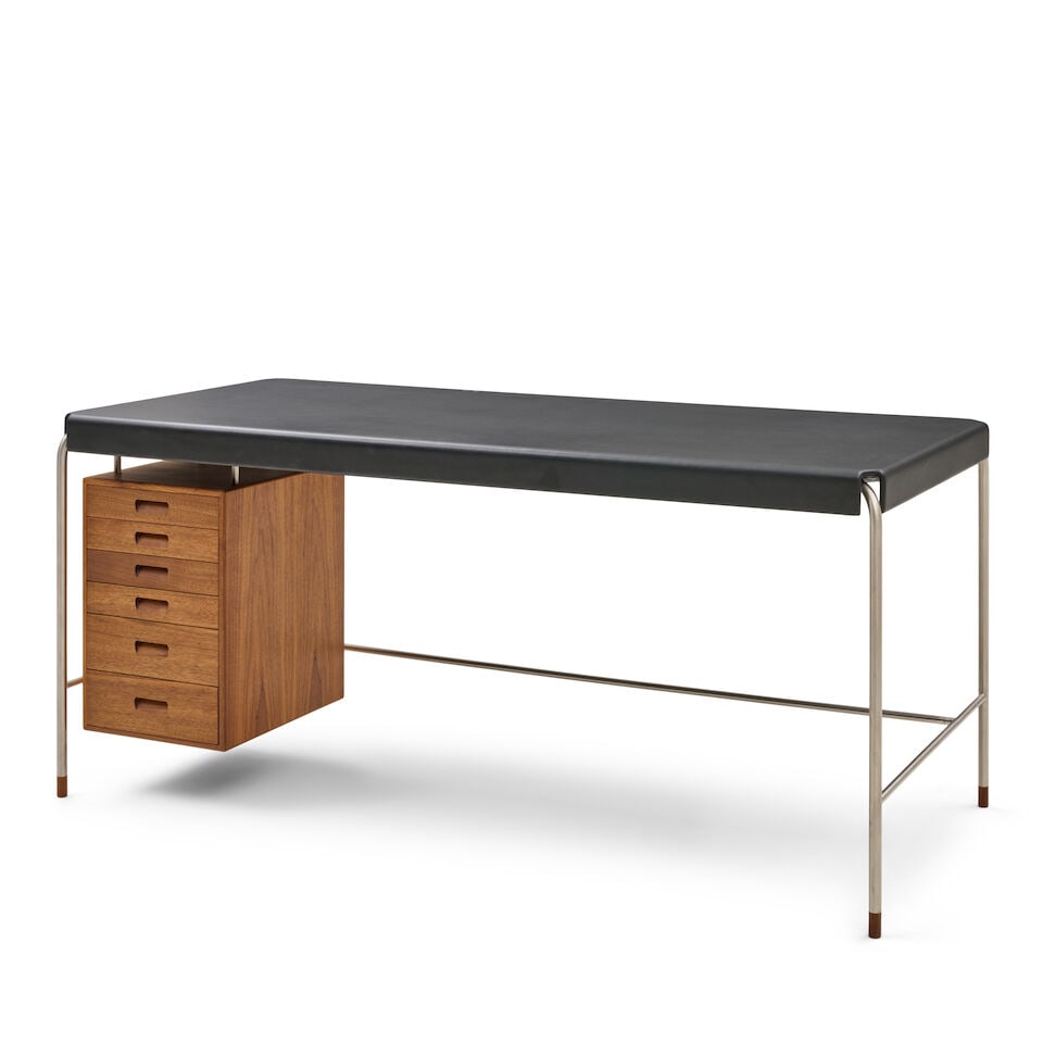 ARNE JACOBSEN (1902-1971) 'AJ52 SOCIETY TABLE' Denmark, designed 1952, early 21st century author... - 3