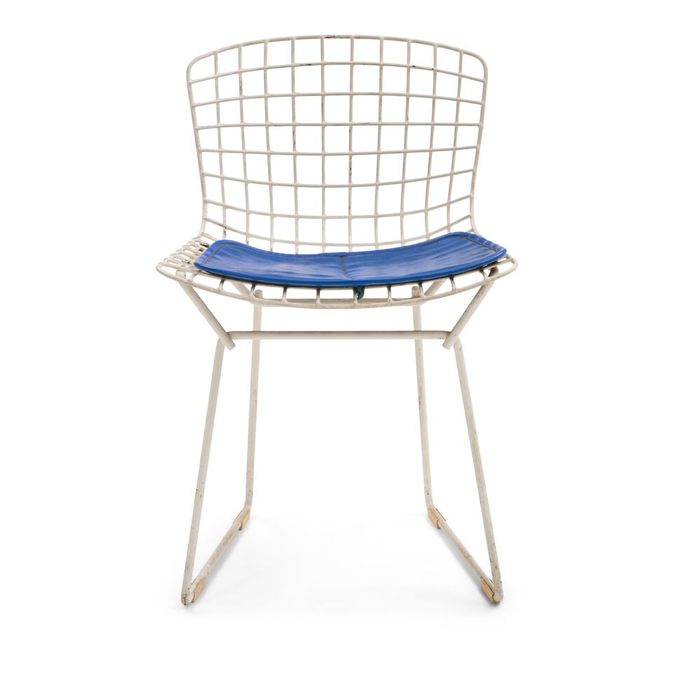 HARRY BERTOIA (1915-1978) FOR KNOLL ASSOCIATES CHILD'S CHAIR United States, designed 1955, enam... (1 of 3)