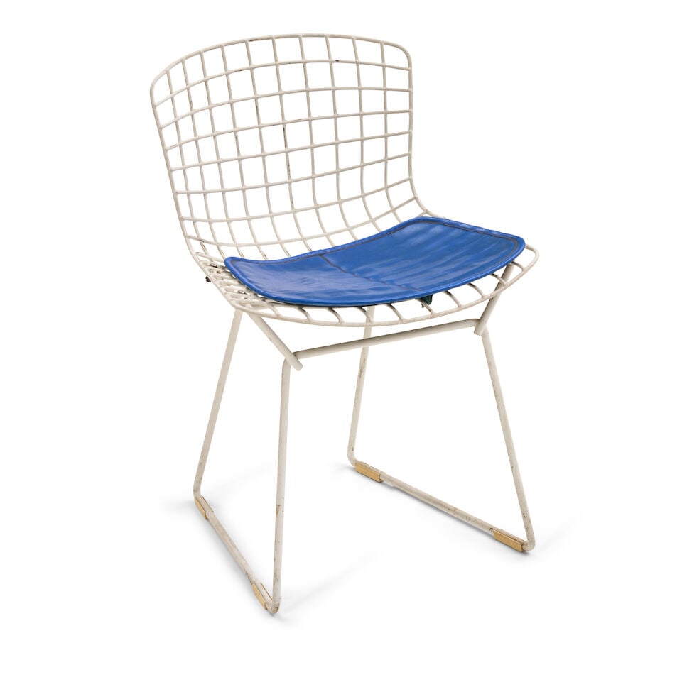 HARRY BERTOIA (1915-1978) FOR KNOLL ASSOCIATES CHILD'S CHAIR United States, designed 1955, enam... - 3