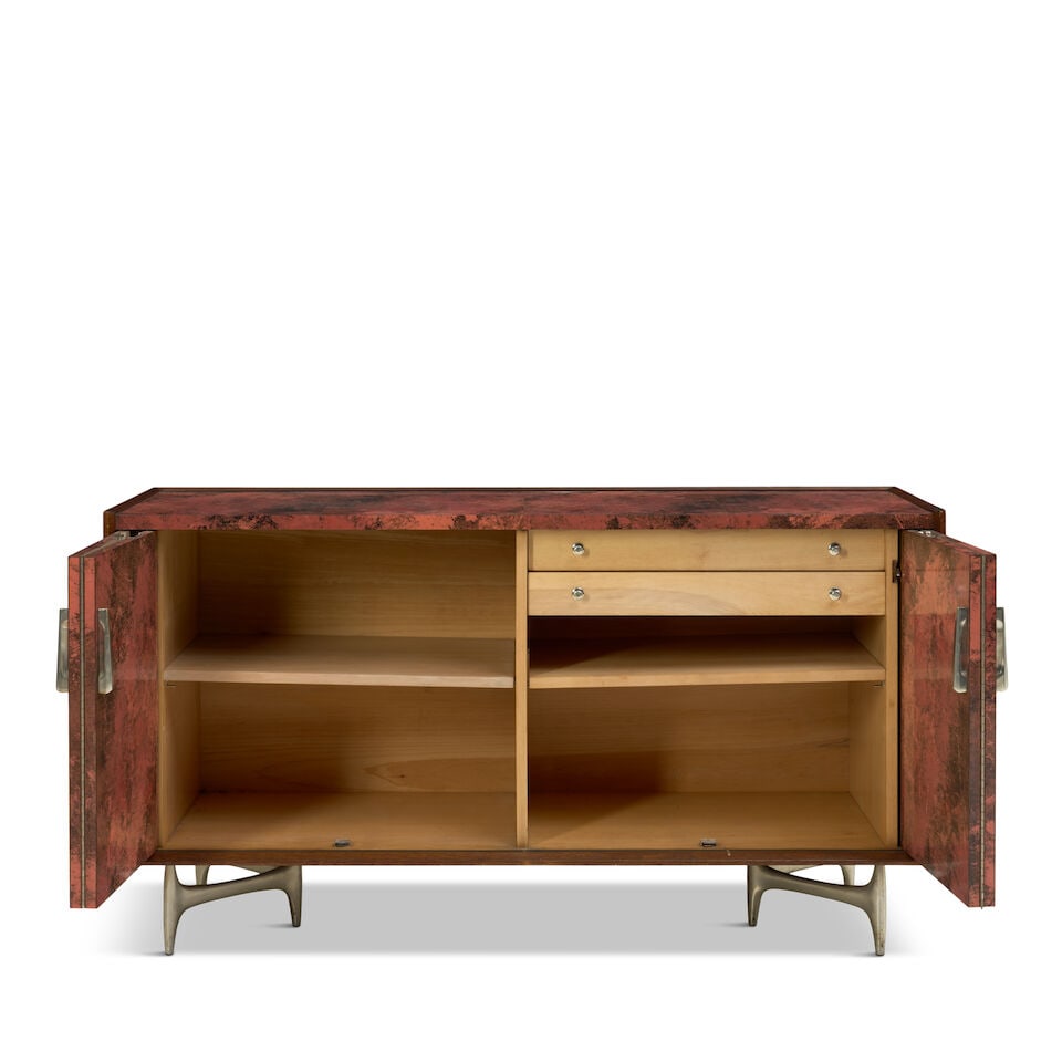 DONALD DESKEY (1894-1989) FOR CHARAK MODERN CREDENZA Boston, Massachusetts, circa 1965, Micarta ... - 2