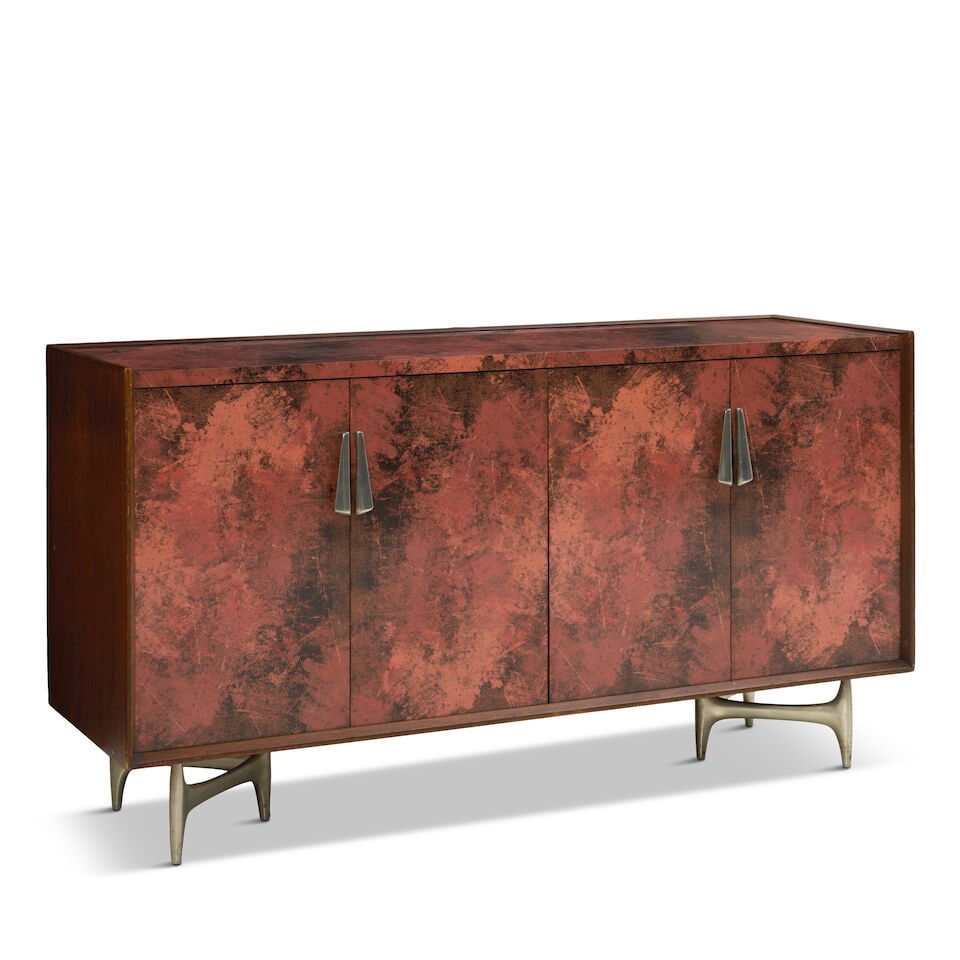 DONALD DESKEY (1894-1989) FOR CHARAK MODERN CREDENZA Boston, Massachusetts, circa 1965, Micarta ... - 3