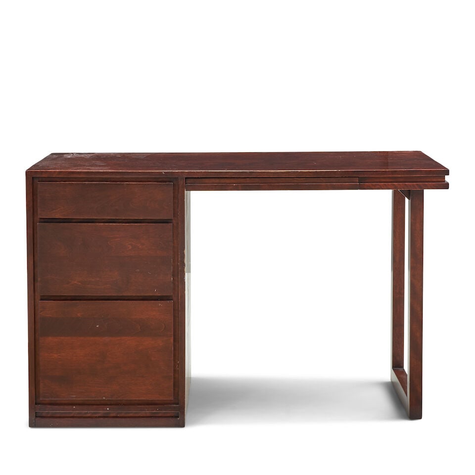 RUSSEL WRIGHT (1904-1976) FOR CONANT BALL MID-CENTURY MODERN DESK Gardner, Massachusetts, circa ... (1 of 3)