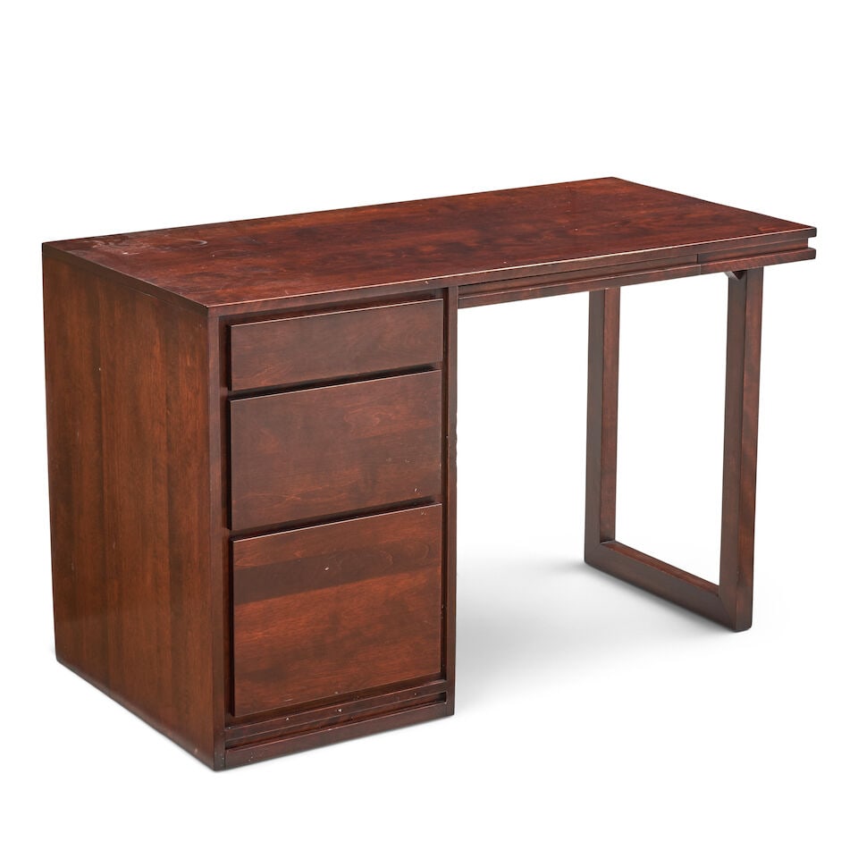 RUSSEL WRIGHT (1904-1976) FOR CONANT BALL MID-CENTURY MODERN DESK Gardner, Massachusetts, circa ... - 2