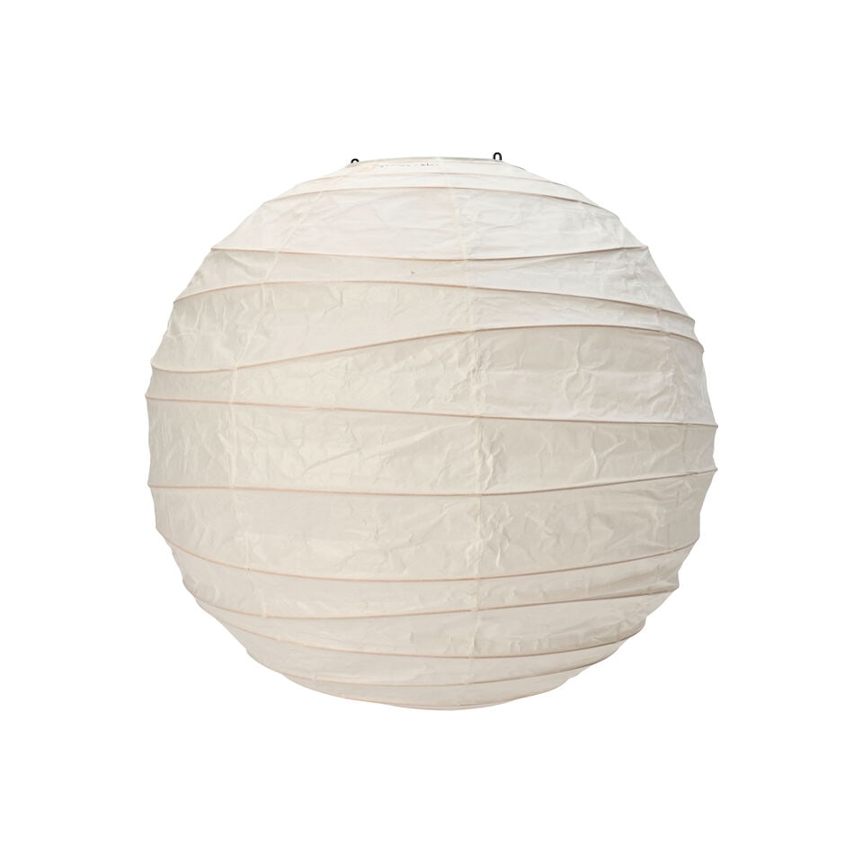 ISAMU NOGUCHI (1904-1988) AKARI PENDANT SHADE Japan, circa 1970, mulberry paper, bamboo, steel w... (1 of 3)
