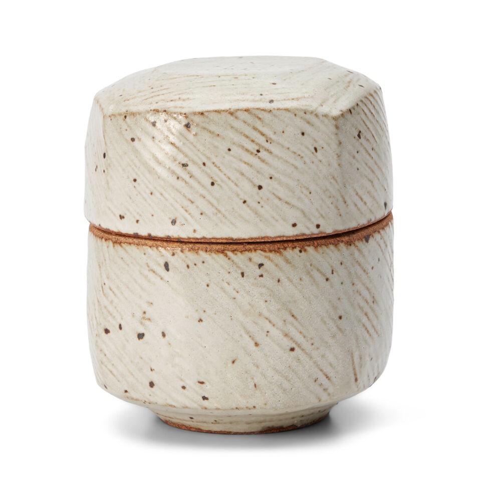 WARREN MACKENZIE (1924-2018) STUDIO POTTERY BUTTON BOX Stillwater, Minnesota, circa 2000, glazed... - 3