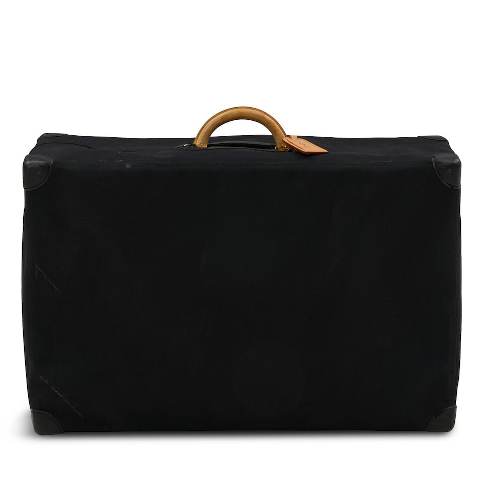 LOUIS VUITTON ALZER 75 SUITCASE France, circa 1980, monogram canvas, leather, gold-tone hardware... - 3