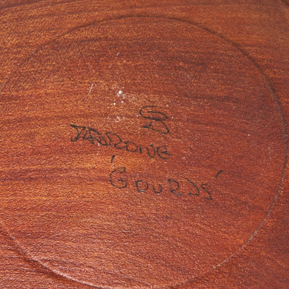 THREE CHRISTIAN BURCHARD (BORN 1955) 'GOURDS' Oregon, late 20th/early 21st century, Madrone burl... - 2