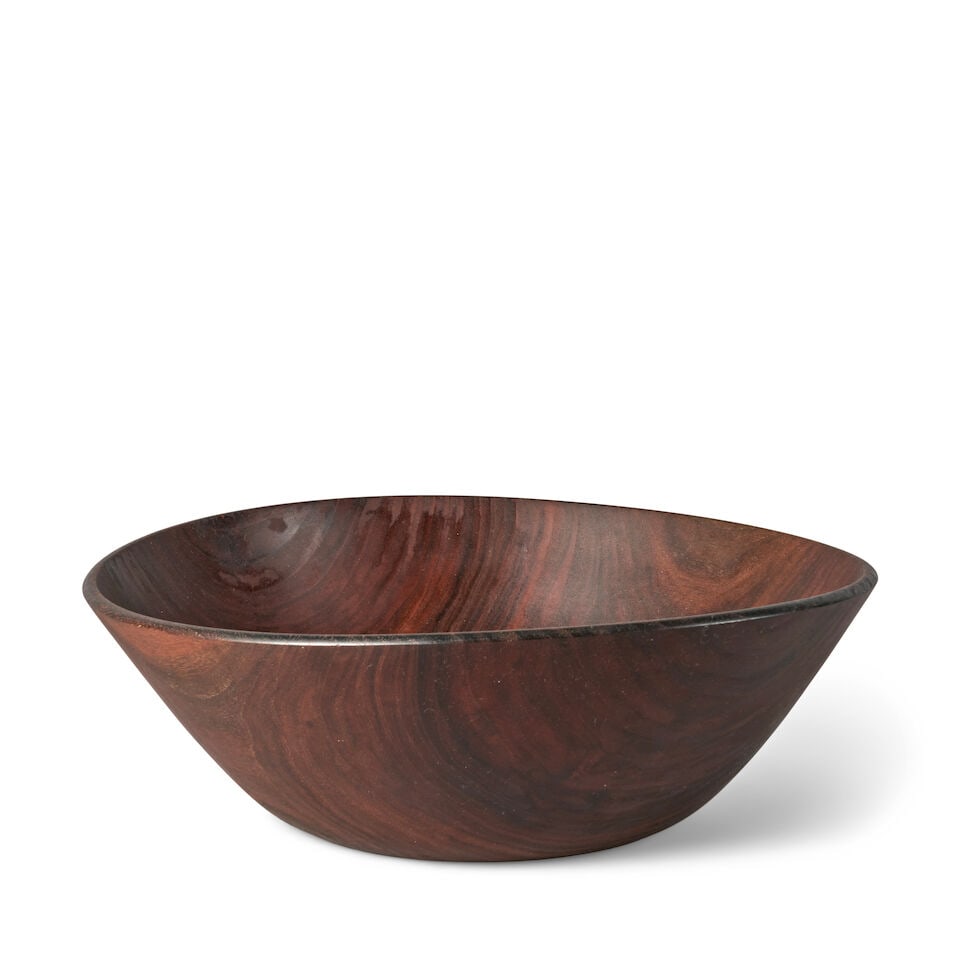 BOB STOCKSDALE (1913-2003) TURNED WOOD BOWL Berkeley, California, late 20th century, black walnu... (1 of 3)