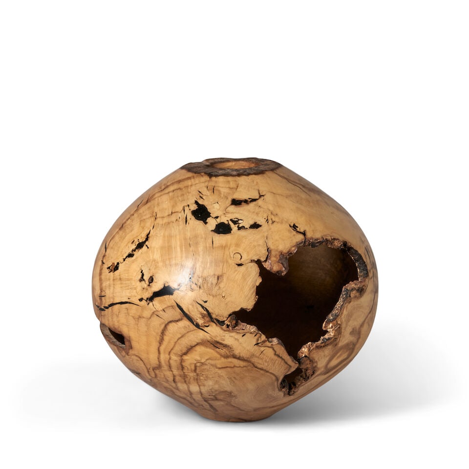 LIAM O'NEILL (BORN 1954) 'HOLLY' VESSEL Galway, Ireland, early 21st century, turned English holl... (1 of 5)