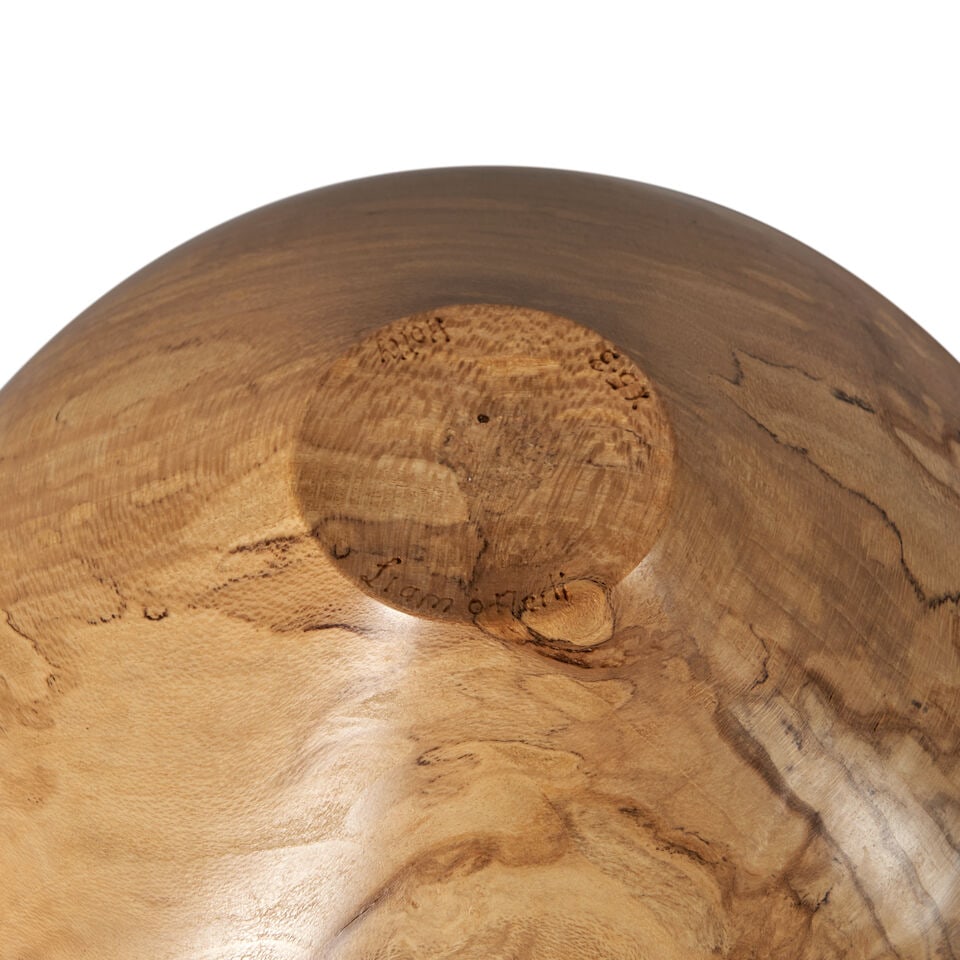 LIAM O'NEILL (BORN 1954) 'HOLLY' VESSEL Galway, Ireland, early 21st century, turned English holl... - 2
