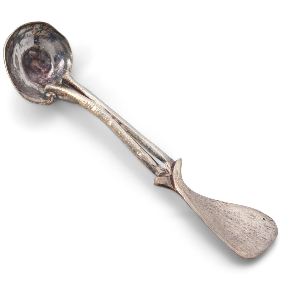 CLAUDE LALANNE (1924-2019) ESCARGOT SPOON France, 1991, silver, marked 'CL' with maker's mark an... (1 of 2)