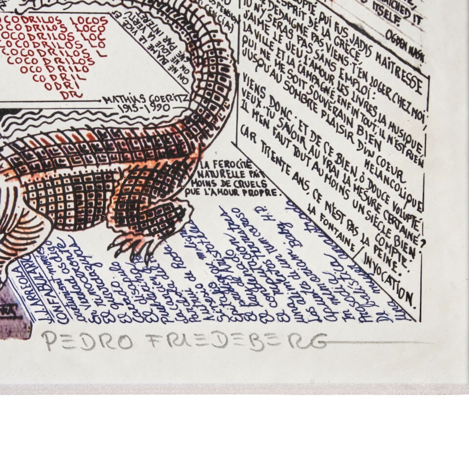 PEDRO FRIEDEBERG (1936-2026) 'CODICE MIGUELITO II' Mexico, 2000, digital serigraph on wove paper... - 3