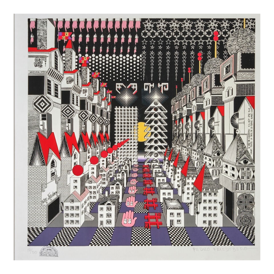 PEDRO FRIEDEBERG (1936-2026) 'LA NARIZ DE CLEOPATRA' Mexico, 2021, digital serigraph on wove pap... - 4