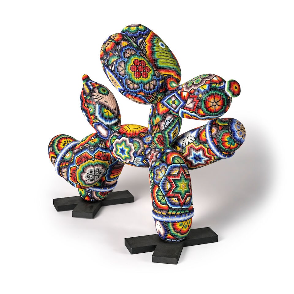 RICK WOLFRYD 'CHROMA' (BORN 1953) 'SEA OF DESIRE' Mexico, 2025, Huichol beads on polymer form fa...: RICK WOLFRYD 'CHROMA' (BORN 1953) 'SEA OF DESIRE' Mexico, 2025, Huichol beads on polymer form fabricated by 3D Smart Lab, artist's proof in an edition of 100, signed in marker 'CHROMA aka Rick Wolfryd