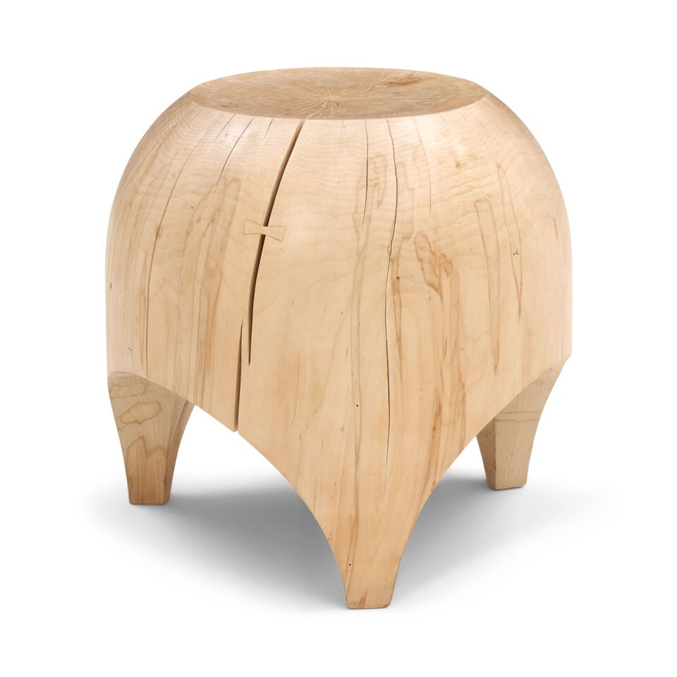 KIERAN KINSELLA (LATE 20TH/EARLY 21ST CENTURY) 'DOME' STOOL Rosendale, New York, early 21st cent... (1 of 1)