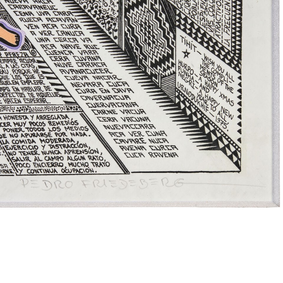 PEDRO FRIEDEBERG (1936-2026) 'THE TARO NEWS' Mexico, 2022, digital serigraph on wove paper, penc... - 3
