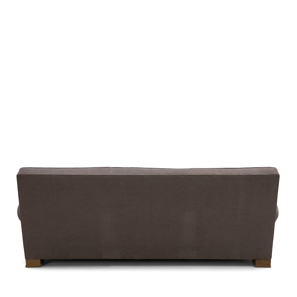 SOFA CUSTOM MADE IN THE MANNER OF JEAN-MICHEL FRANK Paris, France, circa 2000, upholstery, wood ... - 2