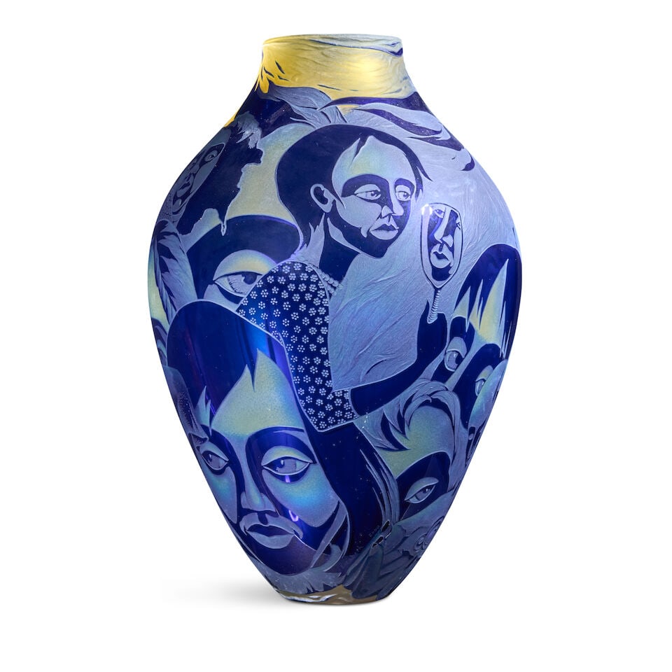 LISABETH STERLING (BORN 1958) 'A REFLECTION OF TRUTH' United States, 2000, blown and carved glas... - 4