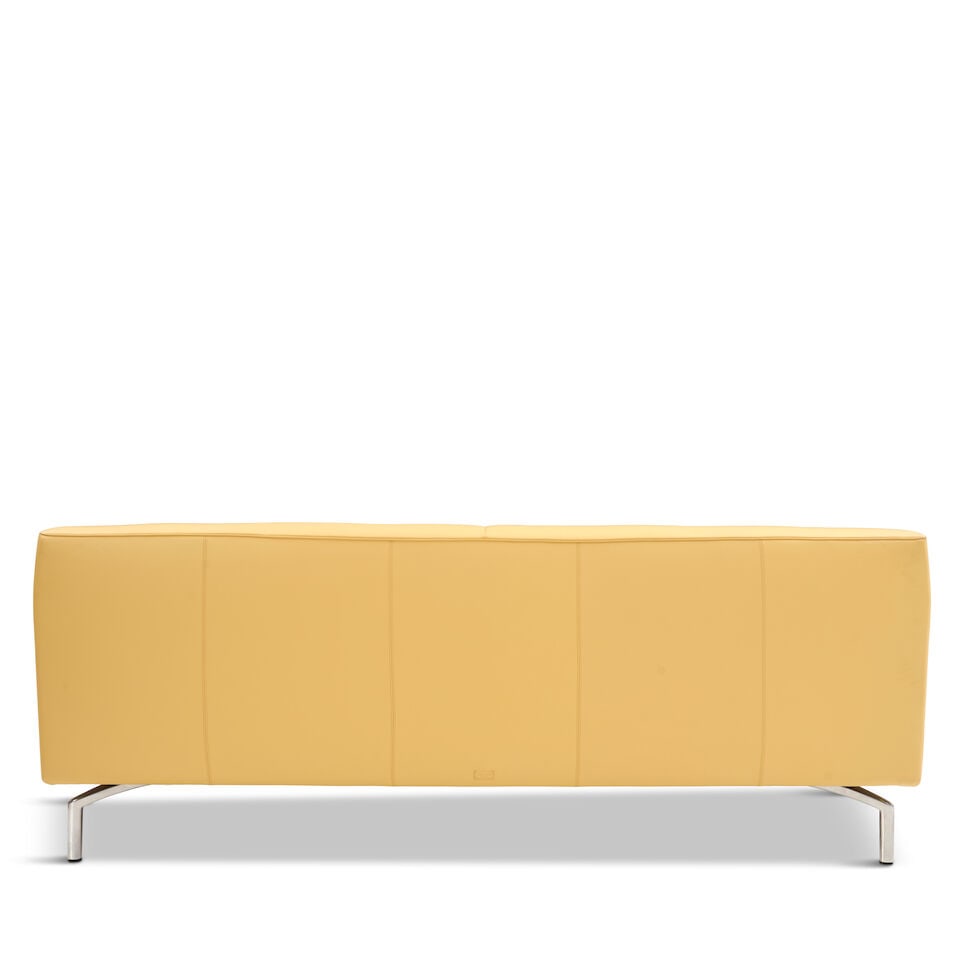LUCIANO PAGANI AND ANGELO PERVERSI FOR POLTRONA FRAU 'EOS' TWO-SEAT SOFA Italy, circa 2000, leat... - 4