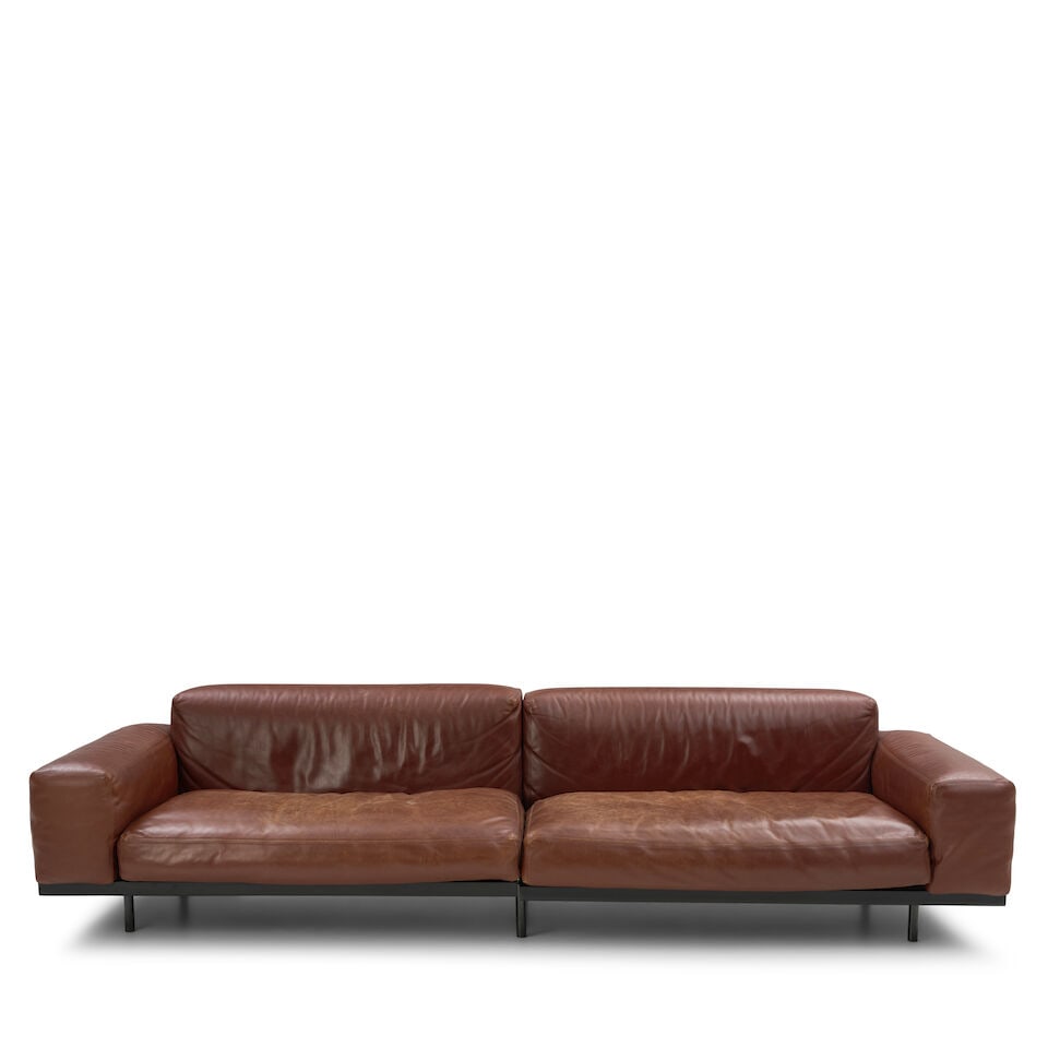 CLAESSON KOIVISTO RUNE FOR ARFLEX SOFA Sweden/Italy, early 21st century, leather, fabric, enamel... (1 of 3)