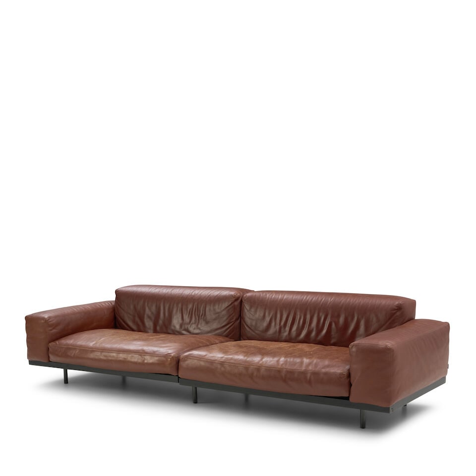 CLAESSON KOIVISTO RUNE FOR ARFLEX SOFA Sweden/Italy, early 21st century, leather, fabric, enamel... - 2
