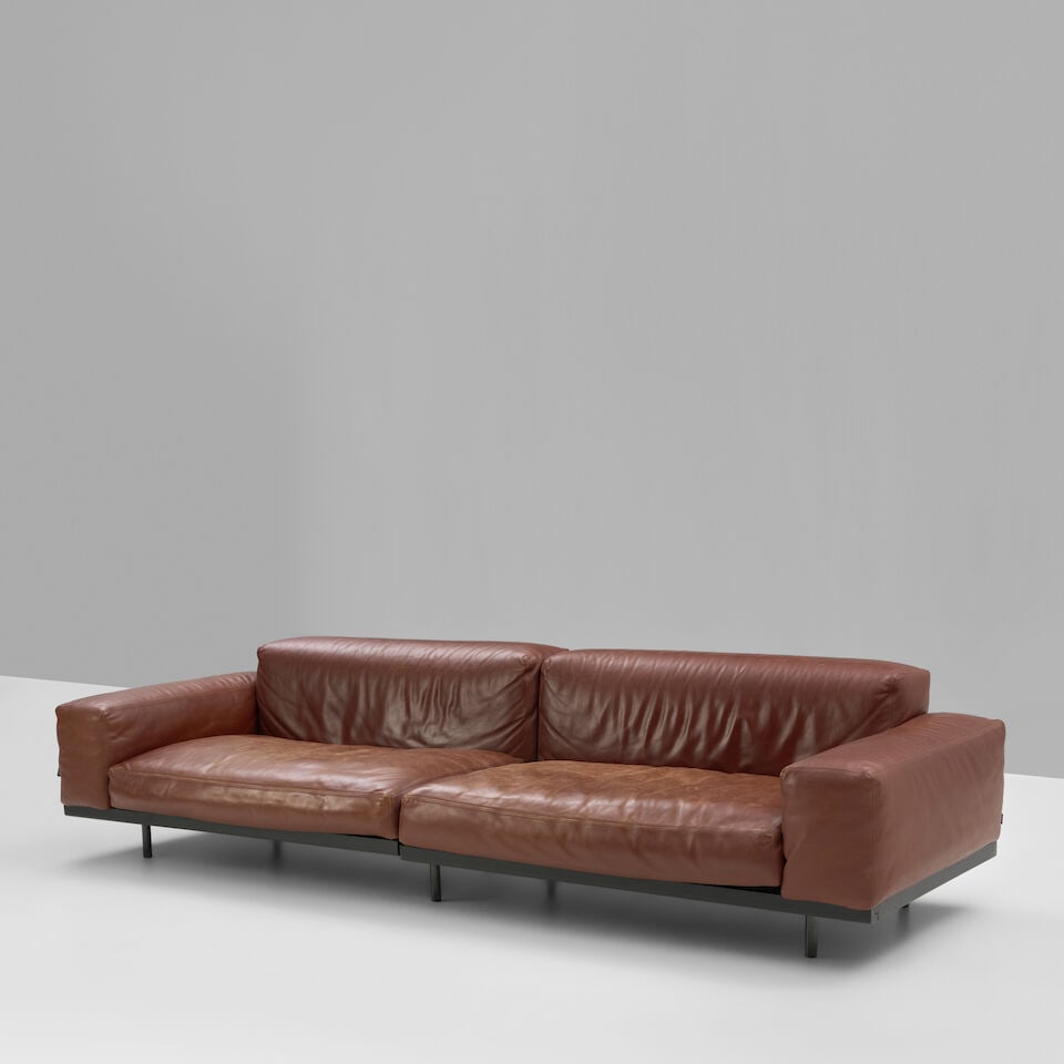 CLAESSON KOIVISTO RUNE FOR ARFLEX SOFA Sweden/Italy, early 21st century, leather, fabric, enamel... - 3