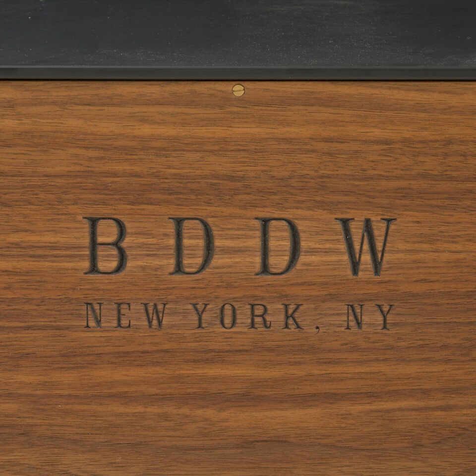 TYLER HAYS (BORN 1968) FOR BDDW 'LAKE' CREDENZA New York, New York, circa 2015, enameled wood, o... - 2
