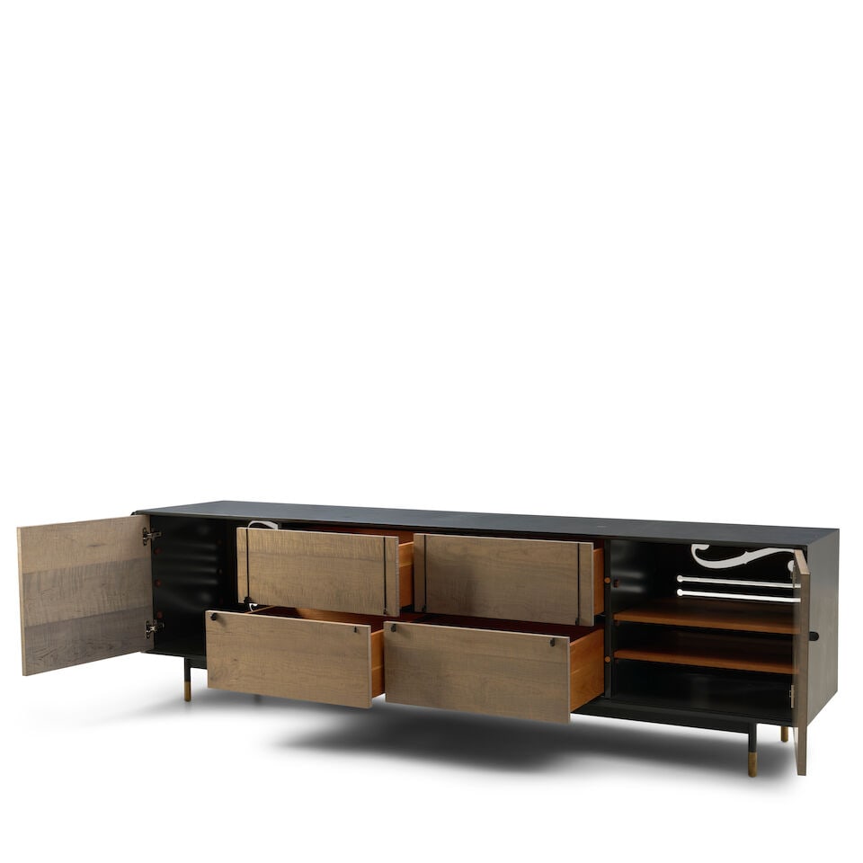 TYLER HAYS (BORN 1968) FOR BDDW 'LAKE' CREDENZA New York, New York, circa 2015, enameled wood, o... - 4
