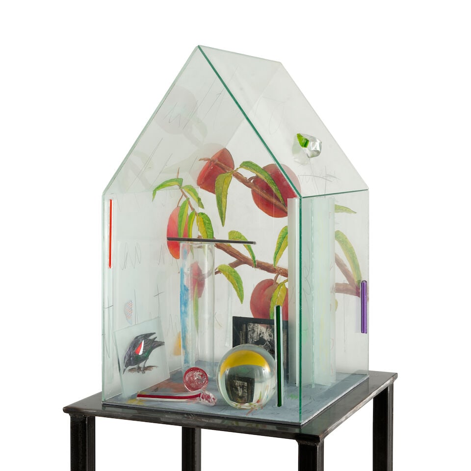THERMAN STATOM (BORN 1953) 'UNTITLED (HOUSE)' United States, late 20th/early 21st century, paint... - 2