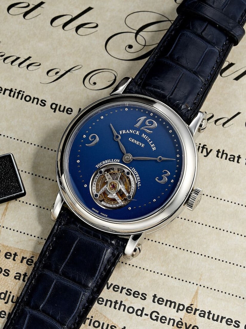 FRANCK MULLER | IMPERIAL TOURBILLON, REF.7002T, A STAINLESS STEEL FLYING TOURBILLON WRISTWATCH,... - 2