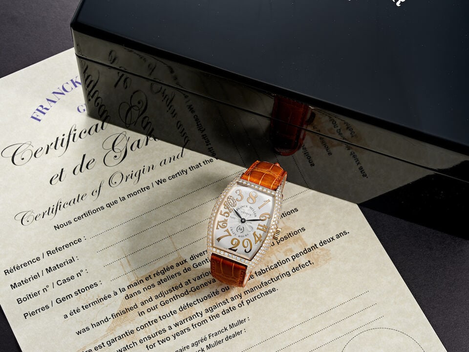 FRANCK MULLER | CINTRÉE CURVEX CRAZY HOURS, REF.7880 CH REL D 10D 5N, A LIMITED EDITION PIN... - 5