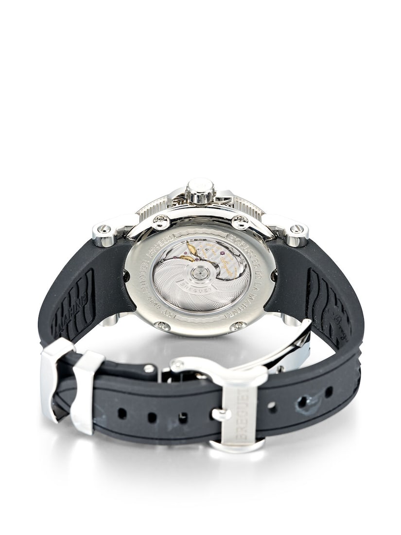 BREGUET | MARINE GMT, REF.5857, A STAINLESS STEEL DUAL TIME WRISTWATCH WITH DATE AND 24-HOUR DIS... - 2