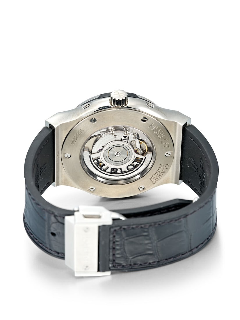 HUBLOT | CLASSIC FUSION, REF.525-NX.0170.LR, A TITANIUM SEMI-SKELETONISED WRISTWATCH WITH DAY, D... - 2