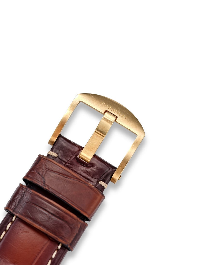 PANERAI | LUMINOR 1950 8 DAYS CHRONO MONOPULSANTE GMT, REF.PAM00277, A LIMITED EDITION PINK GOLD... - 3