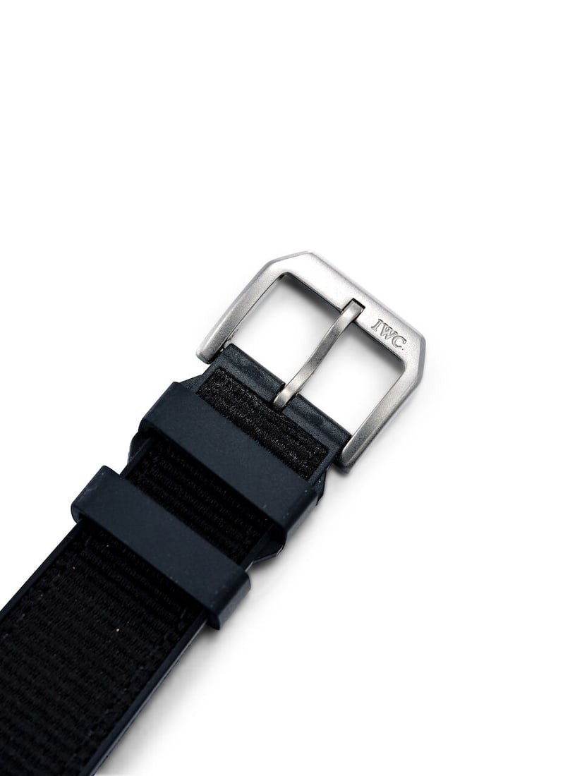 IWC | PILOT'S DOUBLE CHRONOGRAPH, REF.IW378601, A LIMITED EDITION DLC-COATED CERAMIC AND TITANIU... - 3