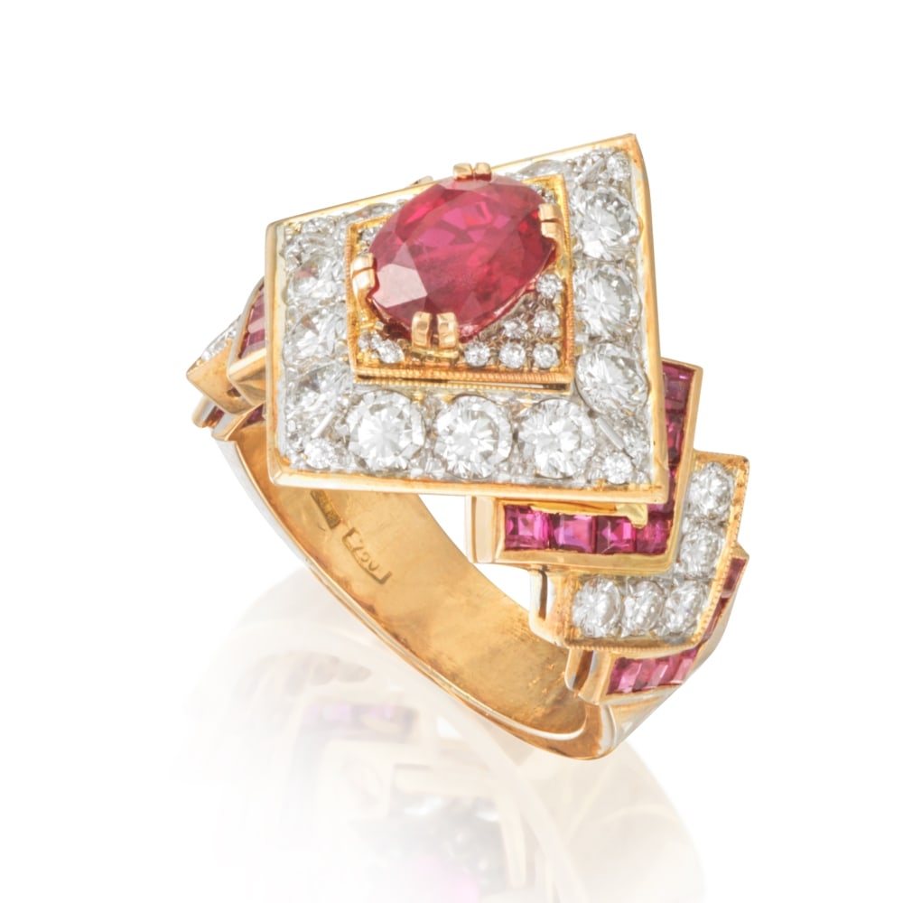 BAGUE RUBIS ET DIAMANTS (1 of 1)