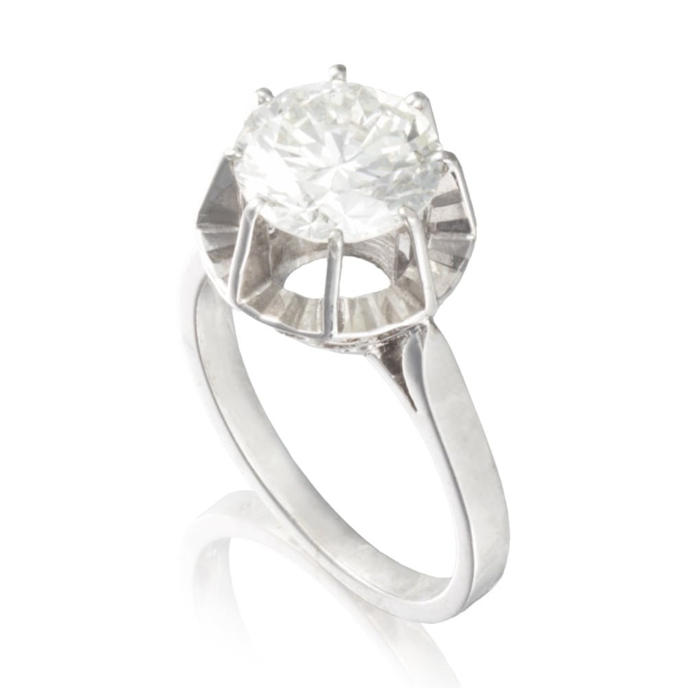 BAGUE SOLITAIRE DIAMANT (1 of 1)