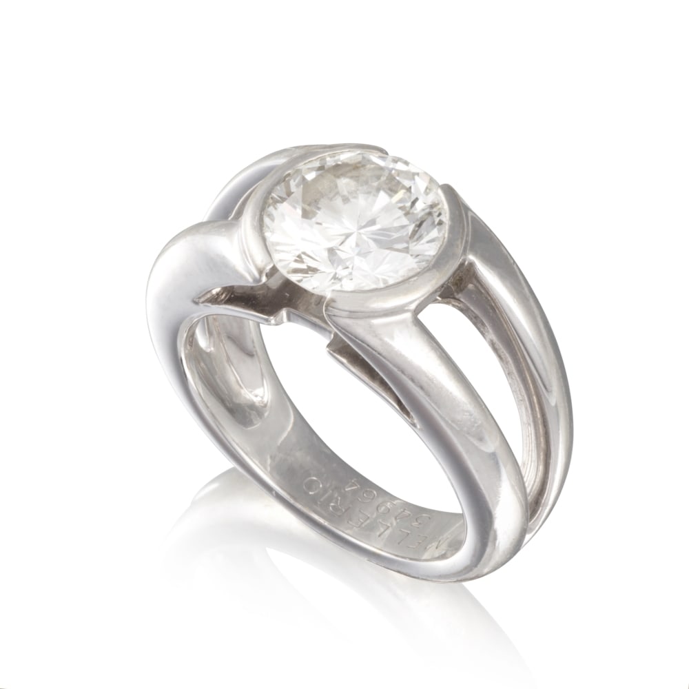 MELLERIO: BAGUE SOLITAIRE DIAMANT (1 of 1)