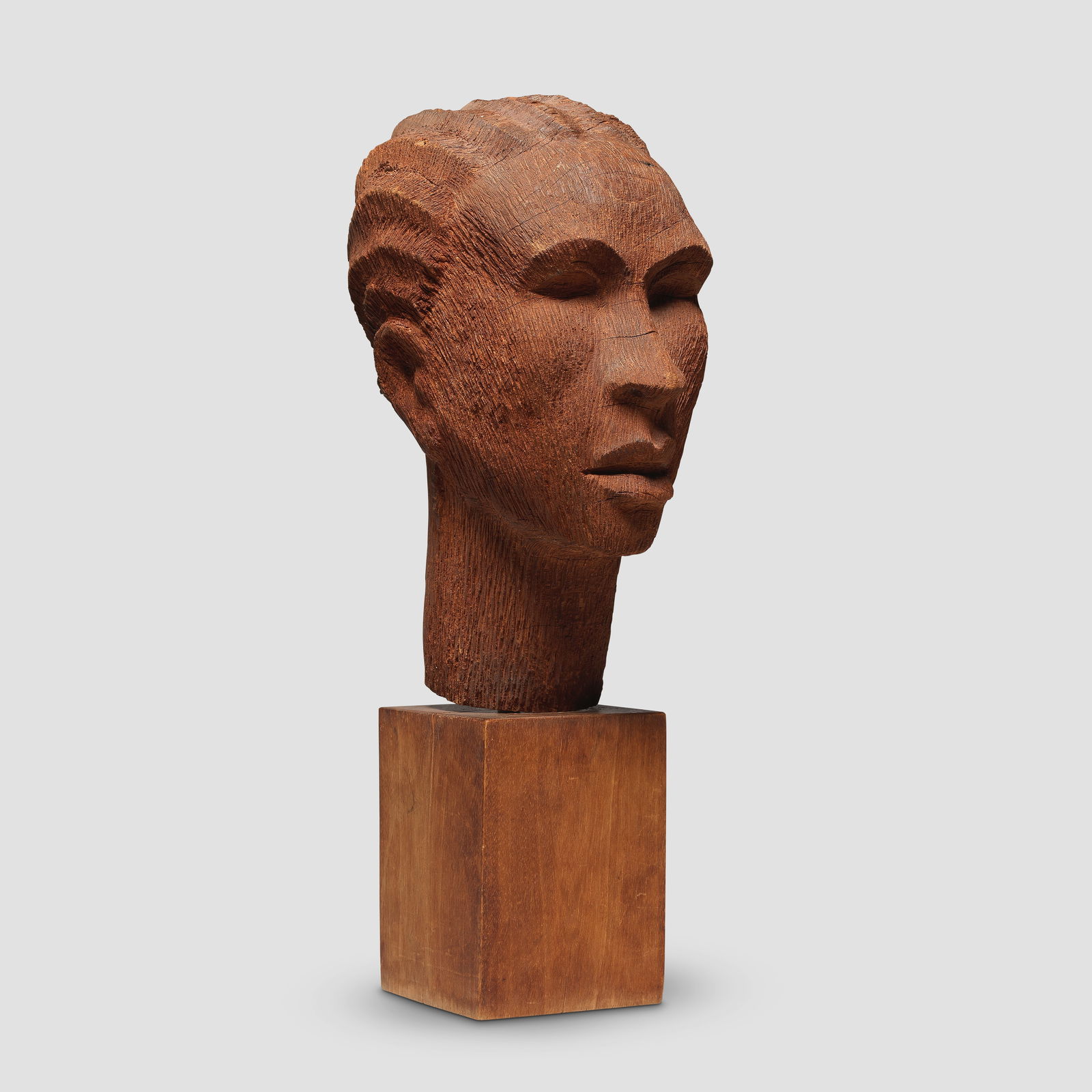 Benedict Chukwukadibia Enwonwu M.B.E (Nigerian, 1917-1994) Yoruba Girl: Benedict Chukwukadibia Enwonwu M.B.E (Nigerian, 1917-1994) Yoruba Girl carved mangowood 37 x 21 x 15cm (14 9/16 x 8 1/4 x 5 7/8in). (including base) Footnotes: Provenance The collection of Shell Co;<