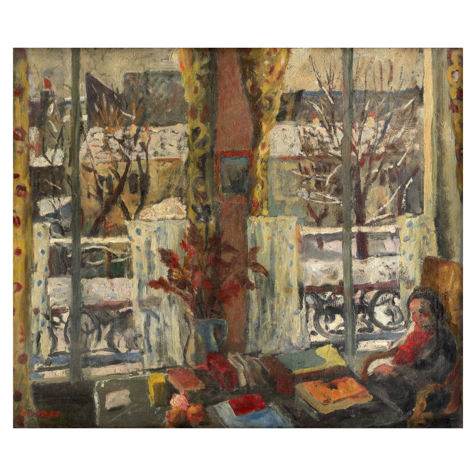 Maud Frances Eyston Sumner (South African, 1902-1985) Winter in Paris: Maud Frances Eyston Sumner (South African, 1902-1985) Winter in Paris signed 'Sumner' (lower left) oil on canvas 53 x 64cm (20 7/8 x 25 3/16in). Footnotes: Provenance A private c