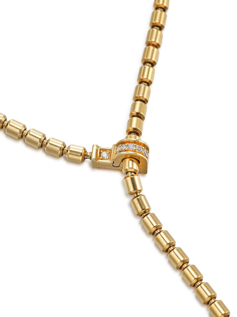 PIAGET: GOLD AND DIAMOND 'POSSESSION' LARIAT NECKLACE - 3