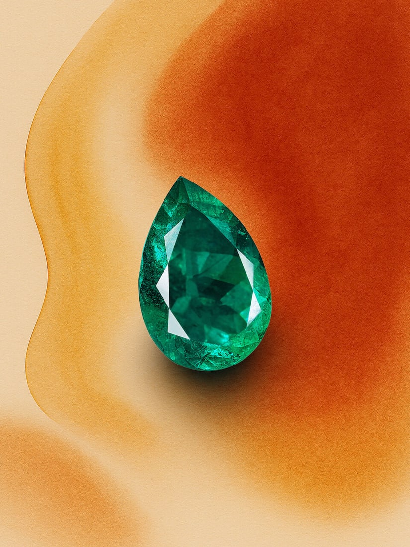 UNMOUNTED EMERALD: UNMOUNTED EMERALD 14.58克拉天然「哥倫比亞」祖母綠 Certificate: GRS, emerald, natural, 14.58cts, vivid green, Colombia,