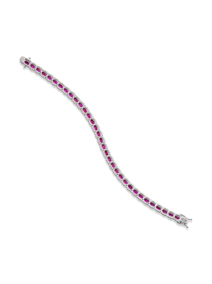 RUBY AND DIAMOND BRACELET - 3