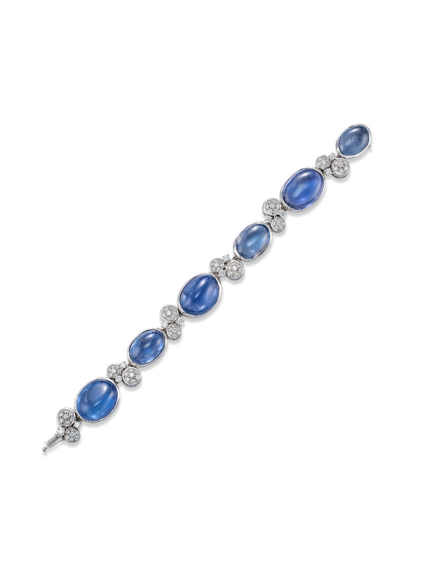 SAPPHIRE AND DIAMOND BRACELET - 3