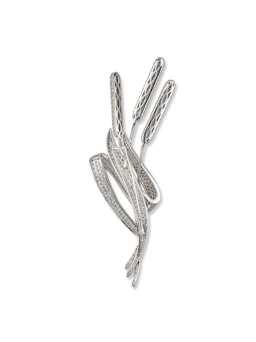 DIAMOND 'WHEAT' BROOCH - 3