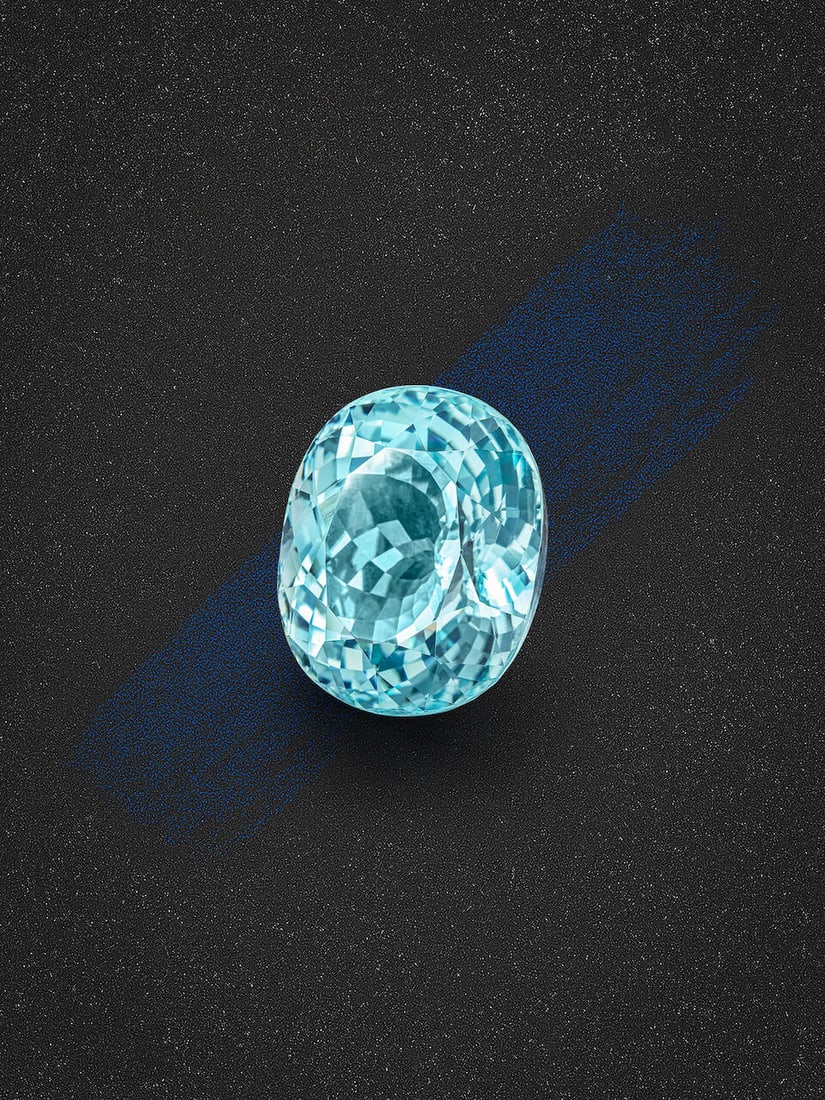 UNMOUNTED PARAÍBA-TYPE TOURMALINE: UNMOUNTED PARAÍBA-TYPE TOURMALINE 24.10克拉天然「莫桑比克」帕拉伊巴類碧璽 Certificates: GRS,