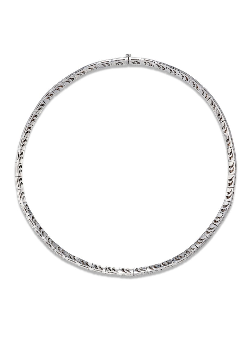 DIAMOND CHOKER NECKLACE - 2