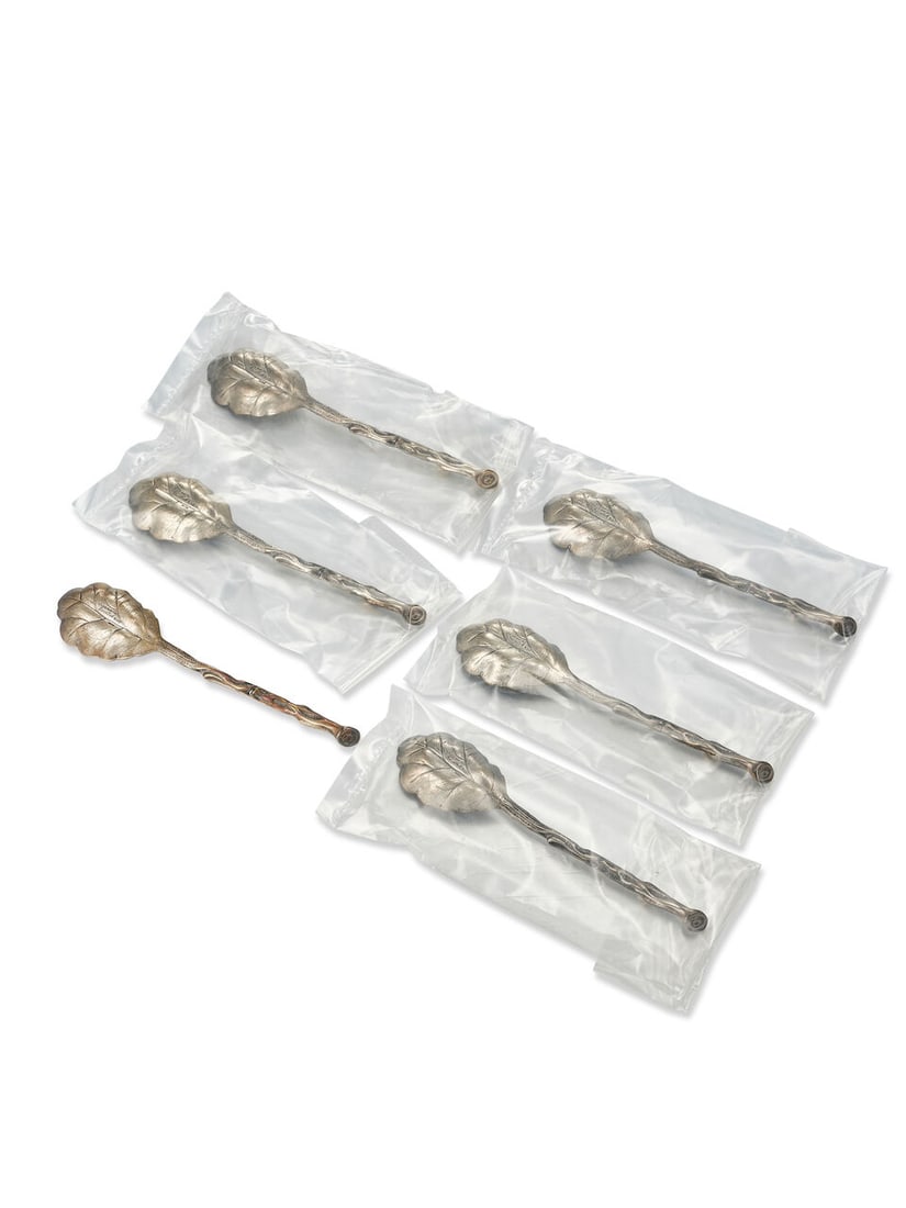 GIANMARIA BUCCELLATI: SET OF SIX SILVER TEASPOONS (6) - 3
