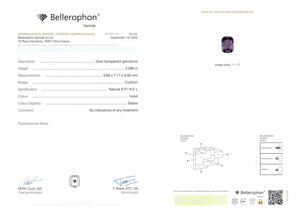 UNMOUNTED SPINEL - 2